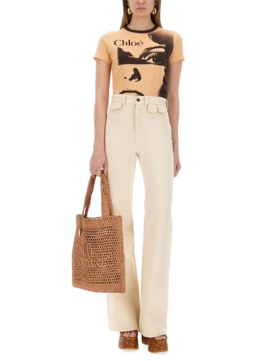  끌로에 스트레이트 팬츠 25UDP03251 112 IVORY - CHLOE