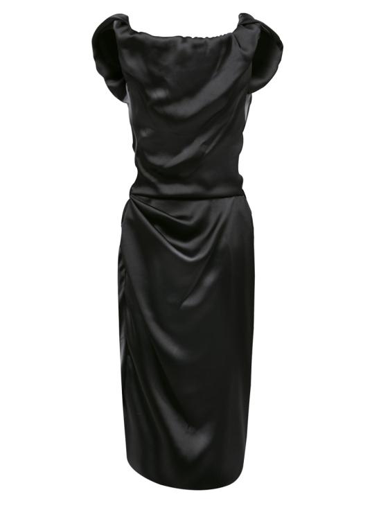 26SS 비비안웨스트우드 미디 원피스 1101039M W01CAN401 BLACK - VIVIENNE WESTWOOD