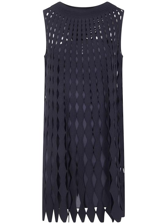 26SS 엠포리오 아르마니 미디 원피스 EW002985AF22467UC001 BLACK