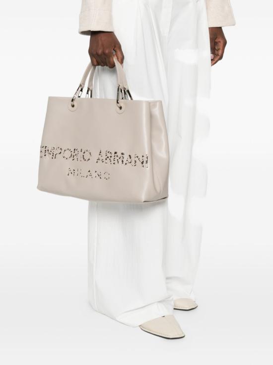 26SS 엠포리오 아르마니 토트백 EW000360AF22010F6205 DOVE GREY - EMPORIO ARMANI