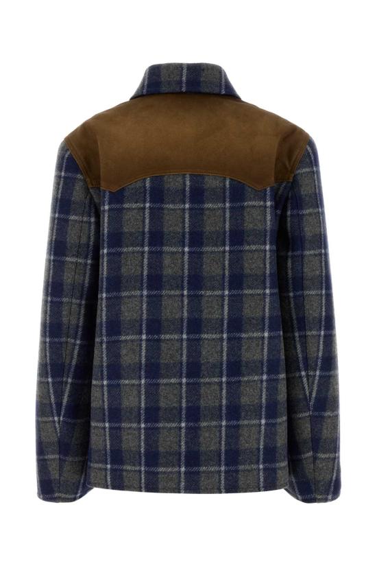 26SS 미우미우 자켓 ML1395SOOO18JJ F0GBN CHECKED - MIU MIU