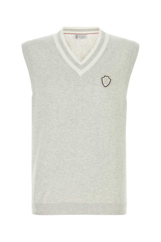  브루넬로 쿠치넬리 니트 베스트 M29203607F CI807 GREY