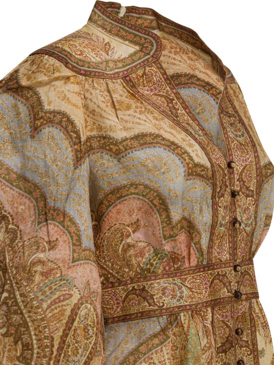 26SS 짐머만 미디 원피스 5753DRS262TPML YELLOW - ZIMMERMANN