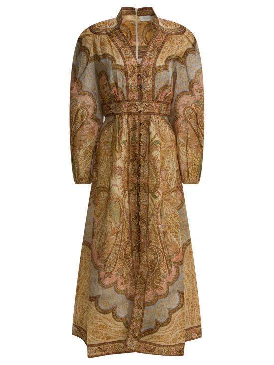 26SS 짐머만 미디 원피스 5753DRS262TPML YELLOW