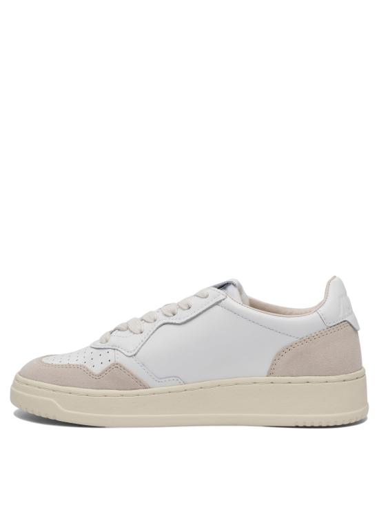 26SS 오트리 메달리스트 로우 레더 스니커즈 AULWLS33 WHITE - AUTRY