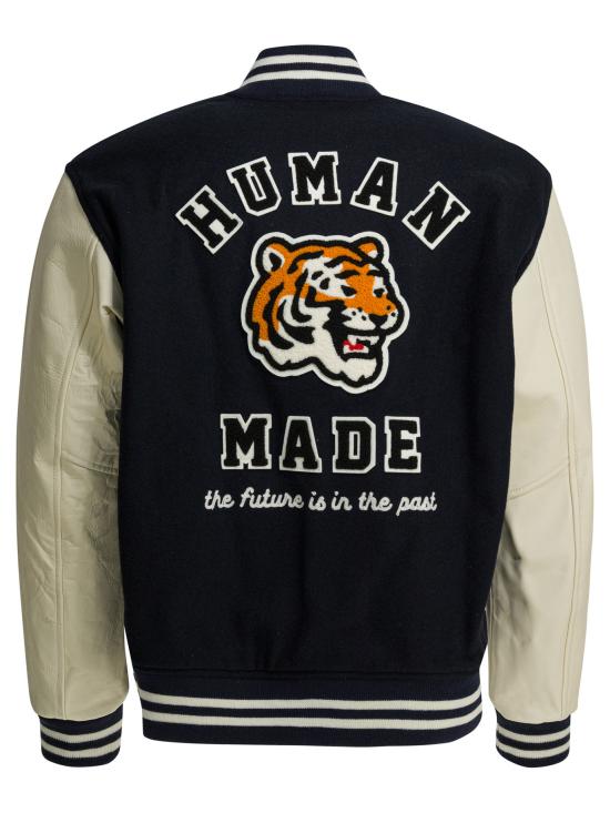 25FW 휴먼메이드 봄버 자켓 HM30JK043NAVY BLUE - HUMANMADE