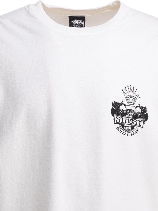  스투시 반팔 티셔츠 19051251002NATURAL WHITE - STUSSY