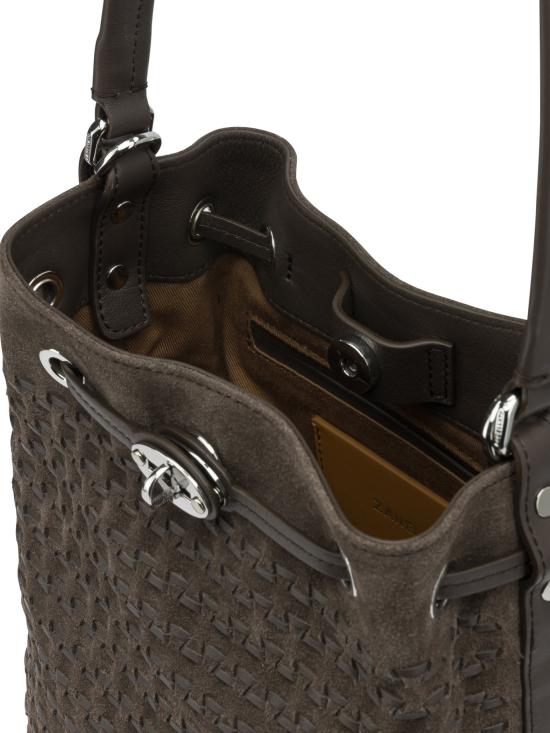 26SS 자넬라토 숄더백 MONDAMUSIVASUEDES0689802220000Z0202 BROWN - ZANELLATO