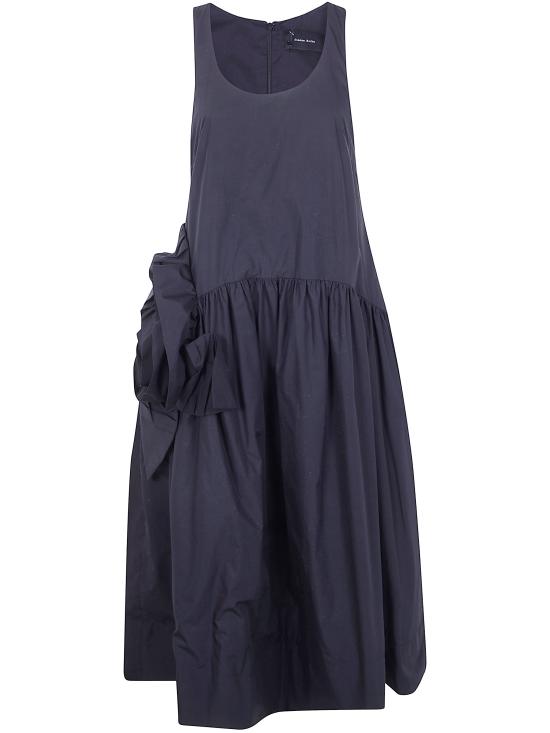 26SS 시몬로샤 미디 원피스 7471R1287 BLACK