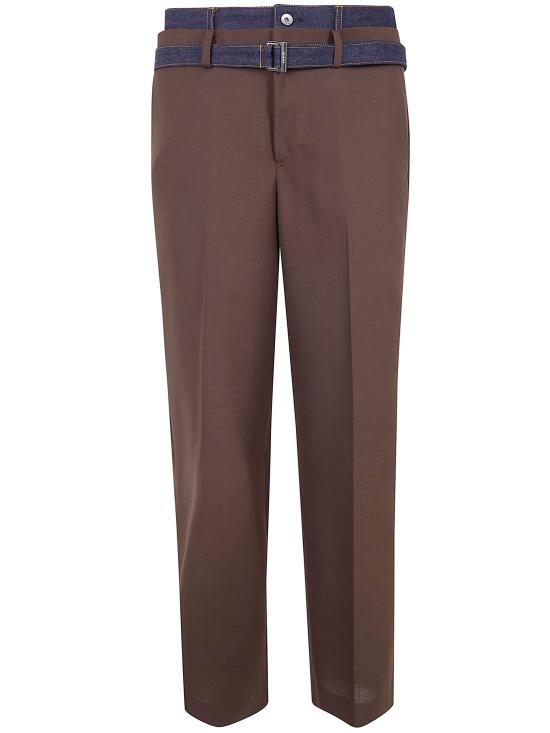 26SS 사카이 스트레이트 팬츠 2603903M 633 BROWN