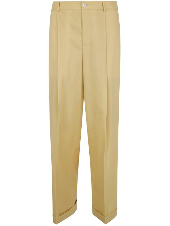 26SS 마르니 스트레이트 팬츠 PUMU0332U0UTW839 00Y16 YELLOW ORANGE