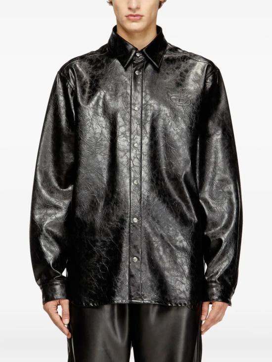 26SS 디젤 긴팔 셔츠 A200210QMBU 9XX BLACK - DIESEL