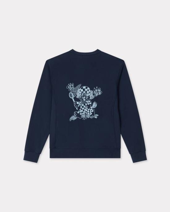 26SS 겐조 스웨터 FG55SW2074MJ 76 NAVYBLUE - KENZO