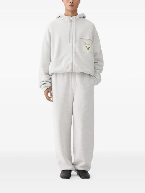 26SS 자크뮈스 후드 티셔츠 HOM00302AJ00262 9CI GREY - JACQUEMUS