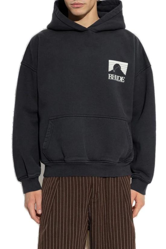 26SS 루드 후드 티셔츠 RHPS26HO03012 3167 VINTWHITBL - RHUDE