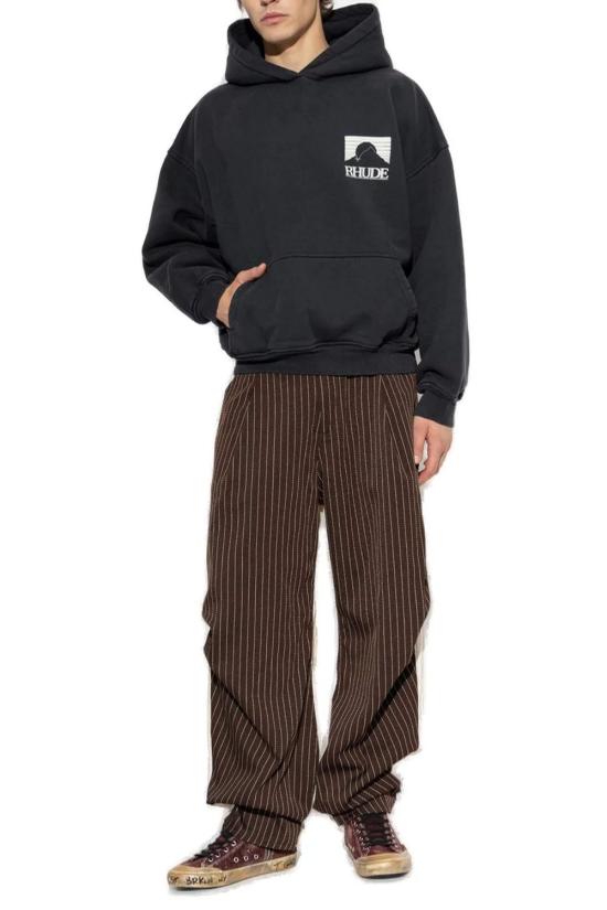 26SS 루드 후드 티셔츠 RHPS26HO03012 3167 VINTWHITBL - RHUDE