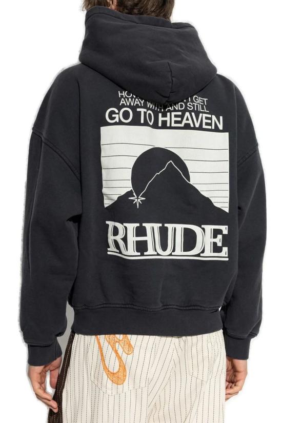 26SS 루드 후드 티셔츠 RHPS26HO03012 3167 VINTWHITBL - RHUDE