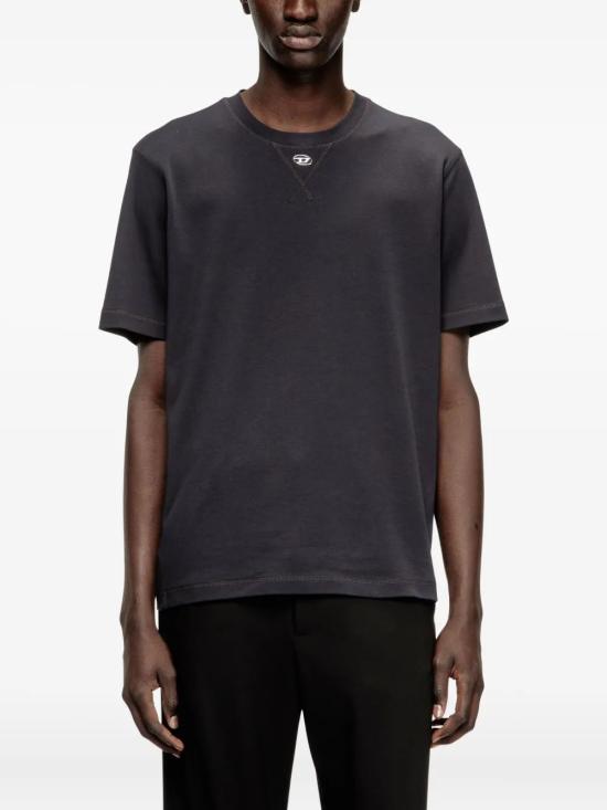 26SS 디젤 반팔 티셔츠 A199630AIJU 9XX BLACK - DIESEL