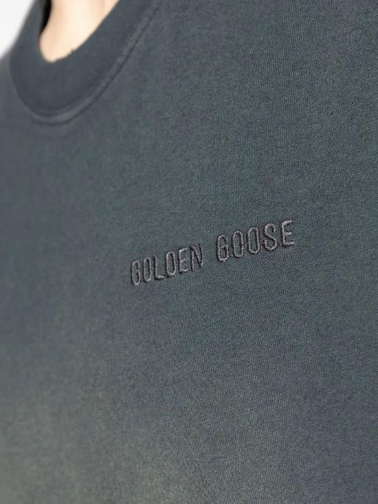 26SS 골든구스 반팔 티셔츠 GUP01873P002362 90498 WASHEDBLAC - GOLDEN GOOSE