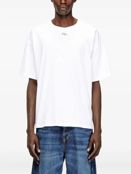 26SS 디젤 반팔 티셔츠 A200490NIAX 100 BRGHTWHITE - DIESEL