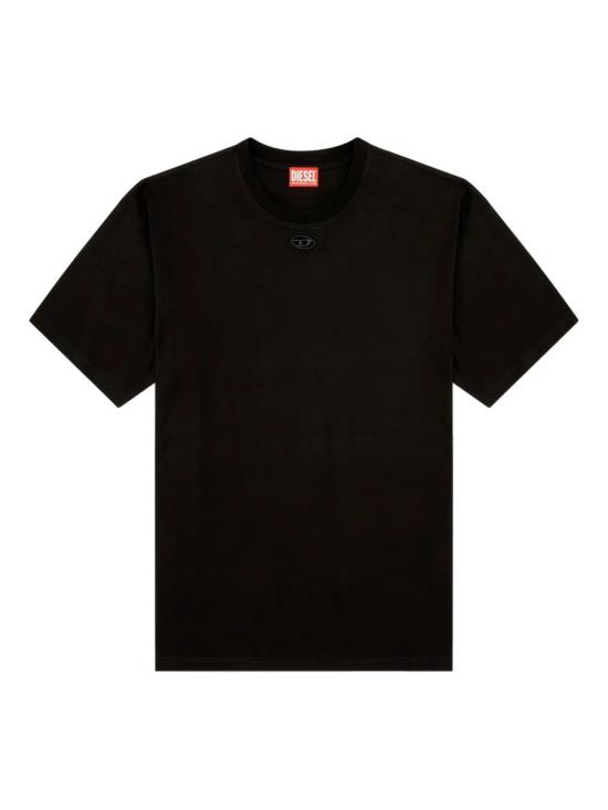 26SS 디젤 반팔 티셔츠 A200490NIAX 9XX BLACK