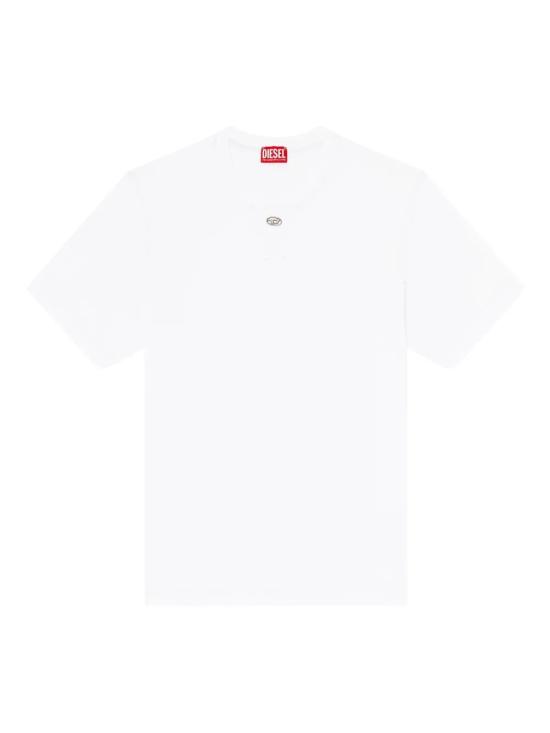 26SS 디젤 반팔 티셔츠 A199630AIJU 100 BRGHTWHITE