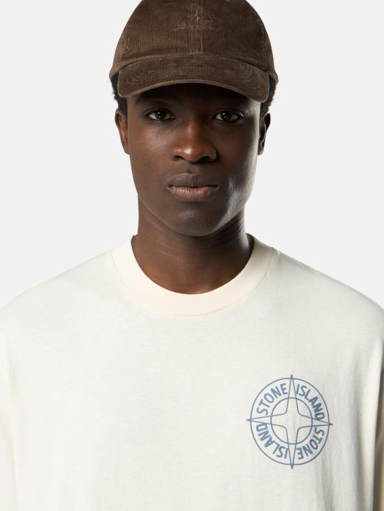 26SS 스톤 아일랜드 반팔 티셔츠 L1S152100001S0284 V0093 IVORY - STONE ISLAND