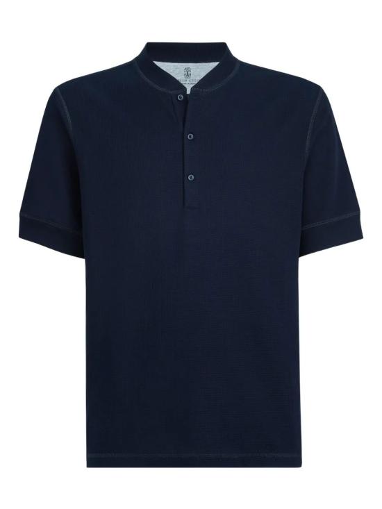 26SS 브루넬로 쿠치넬리 반팔 티셔츠 MW8661355 C4481 COBALTO