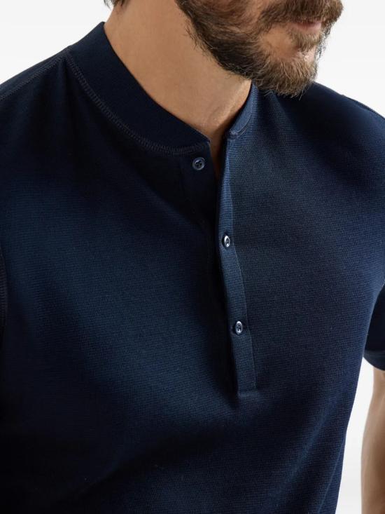 26SS 브루넬로 쿠치넬리 반팔 티셔츠 MW8661355 C4481 COBALTO - BRUNELLO CUCINELLI