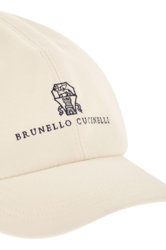 26SS 브루넬로 쿠치넬리 모자 M252D9850 CIY08 OFFWHITE - BRUNELLO CUCINELLI