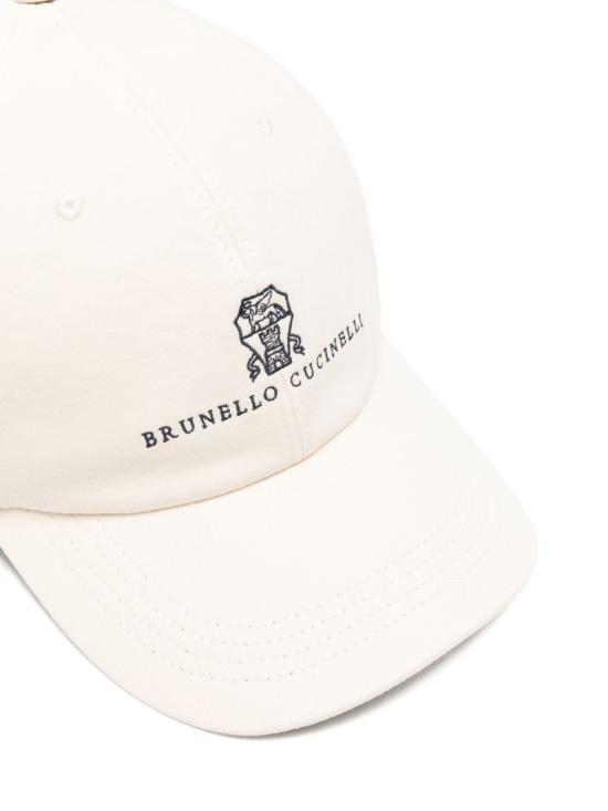 26SS 브루넬로 쿠치넬리 모자 M252D9850 CIY08 OFFWHITE - BRUNELLO CUCINELLI