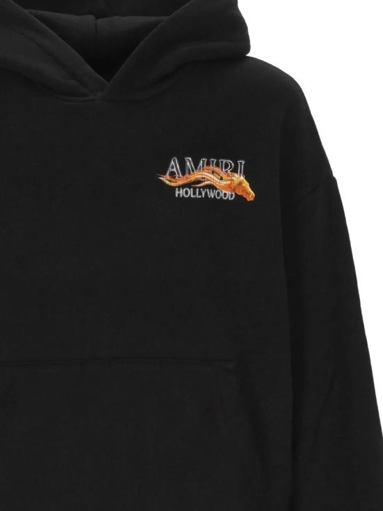 26SS 아미리 후드 티셔츠 AMTOJR1051 001 BLACK - AMIRI