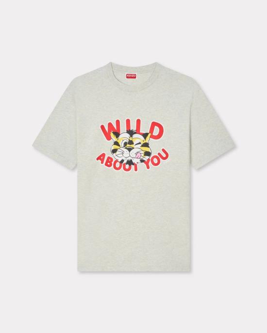 26SS 겐조 반팔 티셔츠 FG55TS2064SG 93 PALEGREY