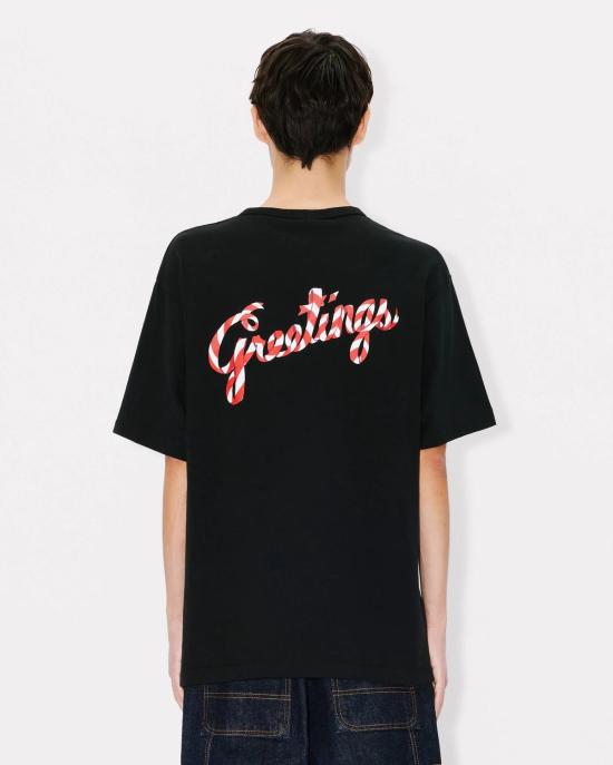 26SS 겐조 반팔 티셔츠 FG55TS4004SK 99J BLACK - KENZO