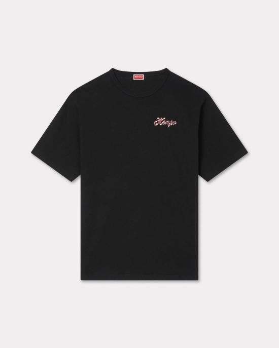 26SS 겐조 반팔 티셔츠 FG55TS4004SK 99J BLACK