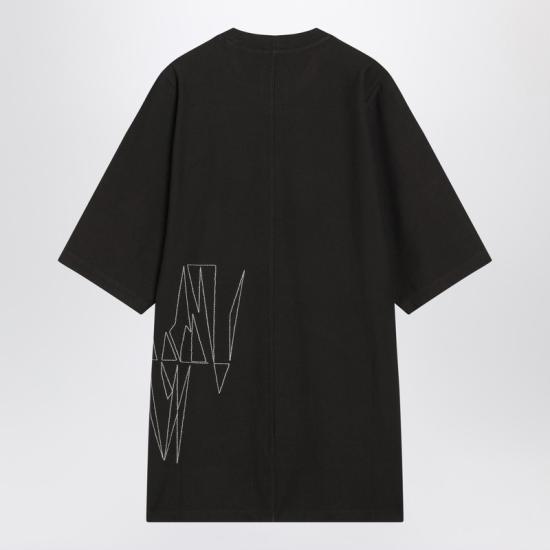 26SS 릭오웬스 몽클레어 반팔 티셔츠 MU01F8C0489B7R Brown - RICK OWENS MONCLER