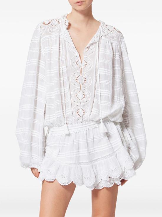 26SS 이자벨마랑에뚜왈 미디 원피스 RO0952FA D1J05E20WH White - ISABEL MARANT ETOILE