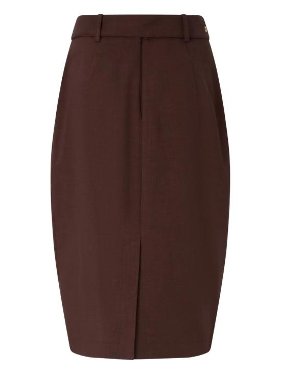 26SS 핑코 미디 스커트 106449A2W6 L78 Marrone terra x piante - PINKO