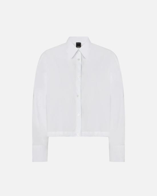 26SS 핑코 셔츠 106249A32L Z04 Bianco brill