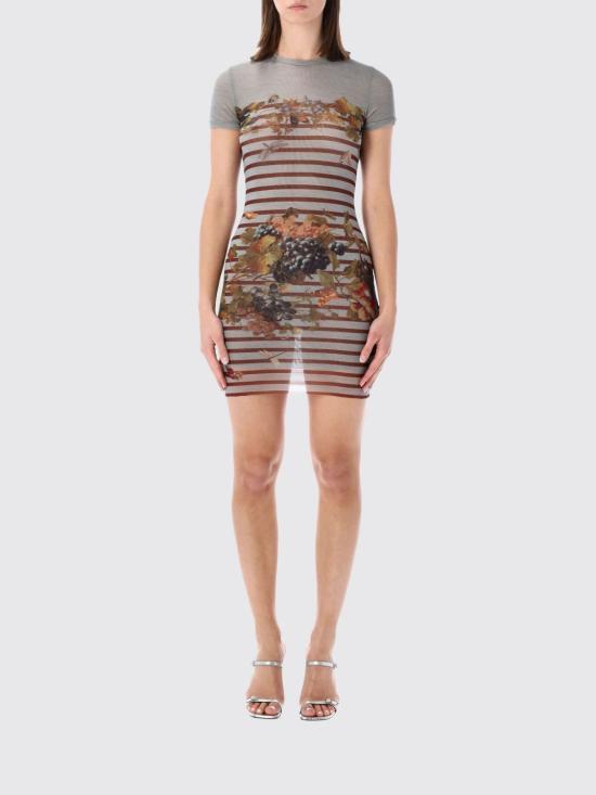 26SS 장 폴 고티에 롱 원피스 DR114M014P 5690 Blue