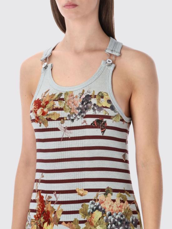 26SS 장 폴 고티에 롱 원피스 DR120J041P 5690 Blue - JEAN PAUL GAULTIER