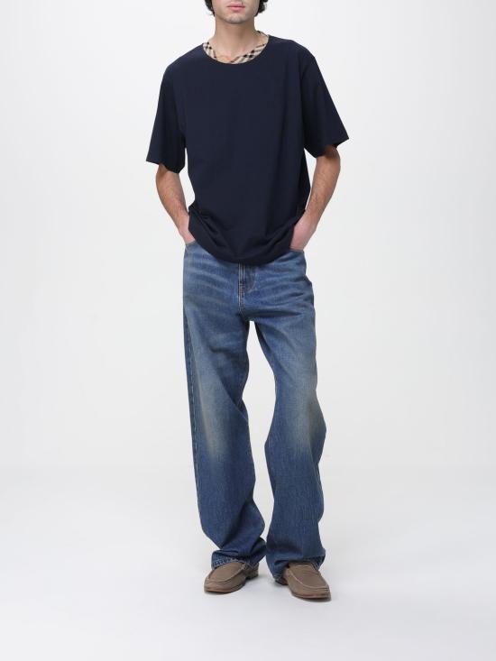 26SS 버버리 반팔 티셔츠 8118959 Blue - BURBERRY