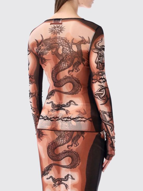 26SS 장 폴 고티에 긴팔 티셔츠 TO456M026P 636000 Multicolor - JEAN PAUL GAULTIER