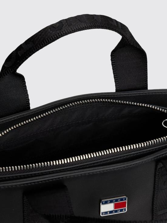 26SS 타미힐피거 토트백 AW0AW18063 BDS Black - TOMMY HILFIGER