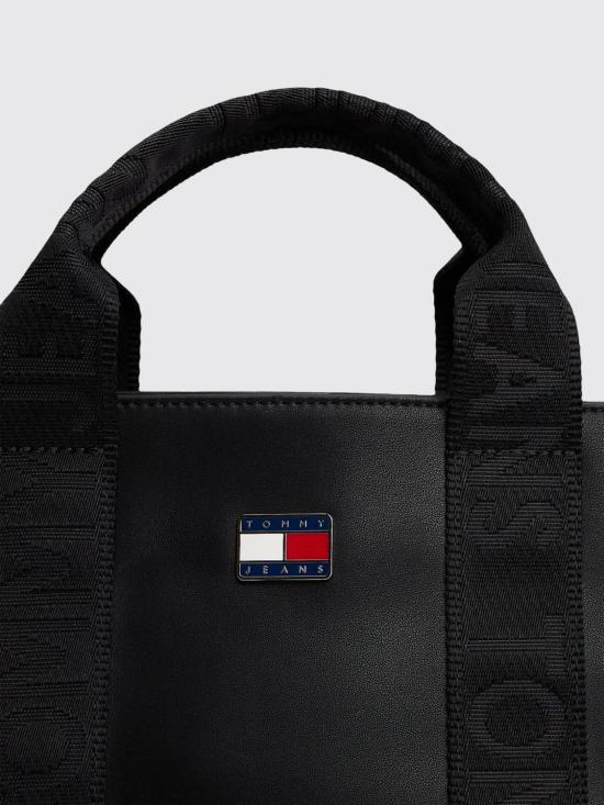 26SS 타미힐피거 토트백 AW0AW18063 BDS Black - TOMMY HILFIGER
