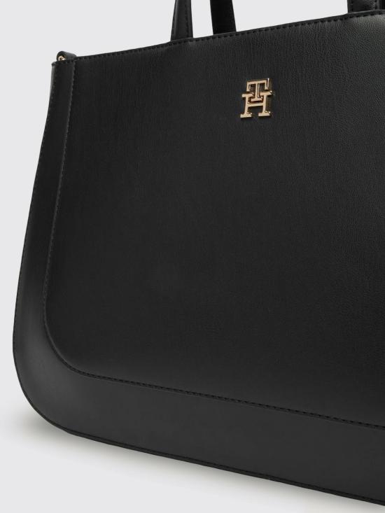 26SS 타미힐피거 토트백 AW0AW18145 BDS Black - TOMMY HILFIGER