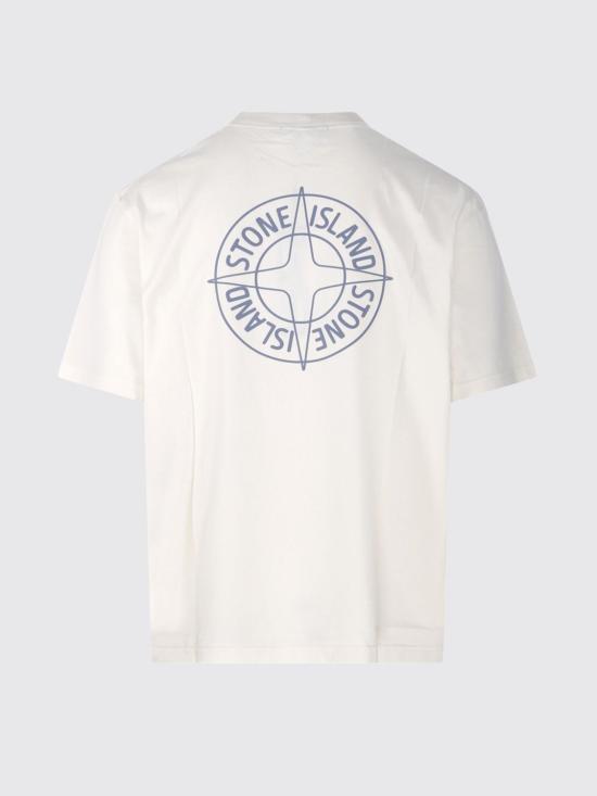 26SS 스톤 아일랜드 반팔 티셔츠 2100001S0284 V0093 Ivory - STONE ISLAND