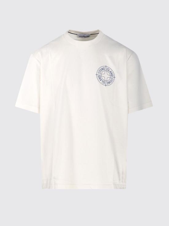 26SS 스톤 아일랜드 반팔 티셔츠 2100001S0284 V0093 Ivory - STONE ISLAND