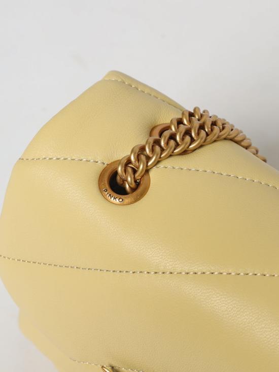 26SS 핑코 토트백 100039A0F2 C39Q Yellow - PINKO