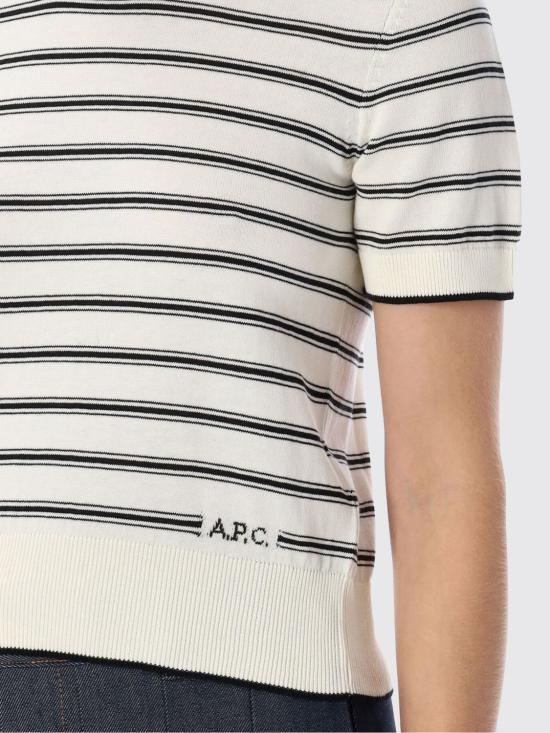 26SS 아페쎄 스웨터 F23461COHLP TAT Ecru - A.P.C.